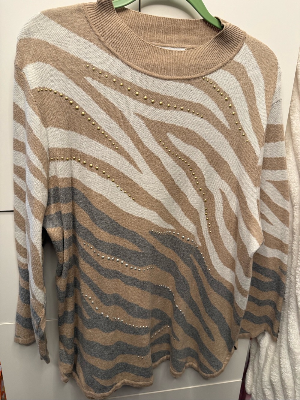 Alfred Dunner animal print sweater